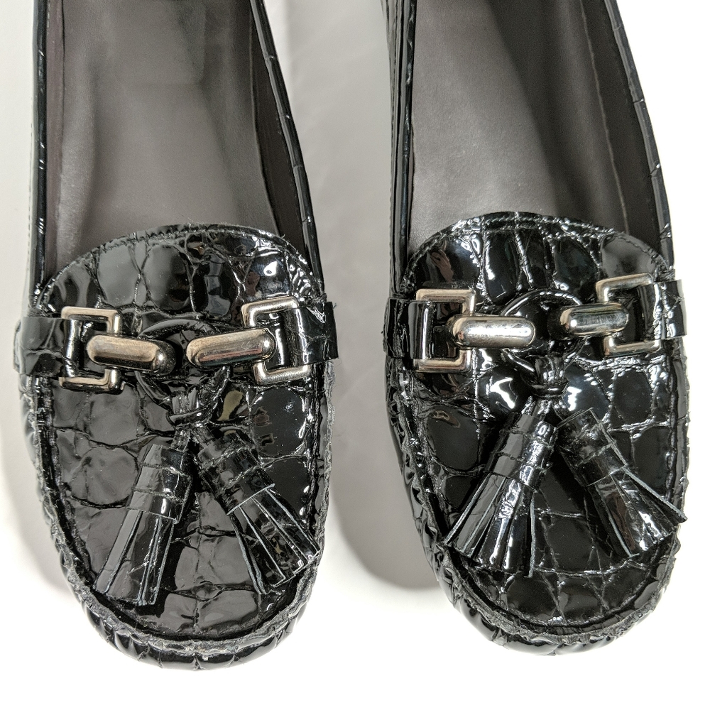 Stuart Weitzman Black Rascal Loafer Size 7 - image 4